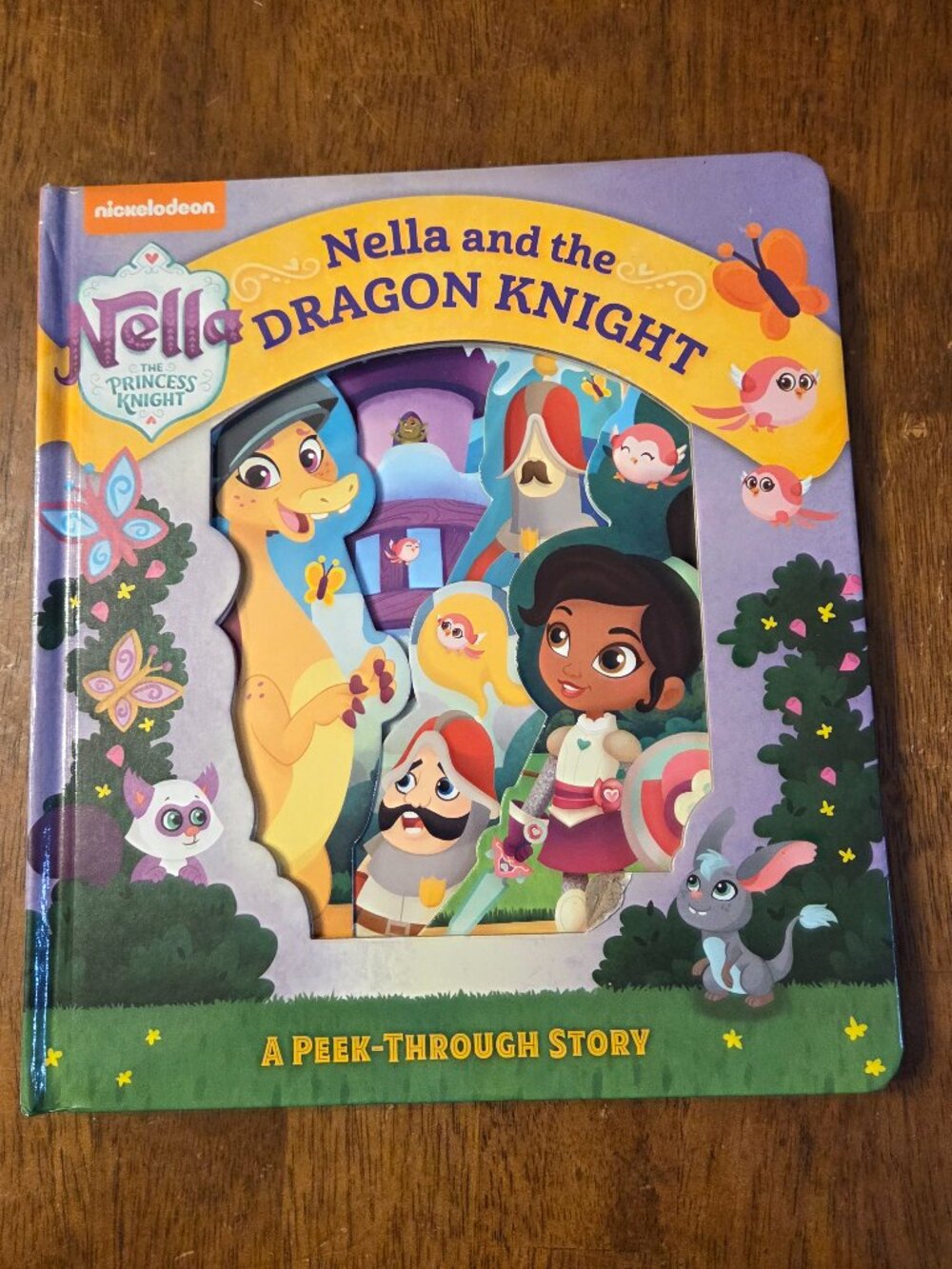 Nella and the Dragon Knight: A Peek-Through Story Board Book | Nickelodeon